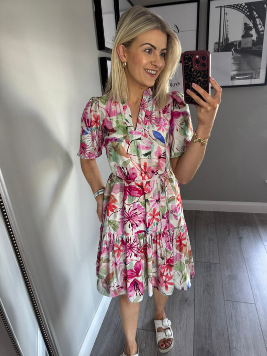 Rant & Rave Fleur Pink Dress