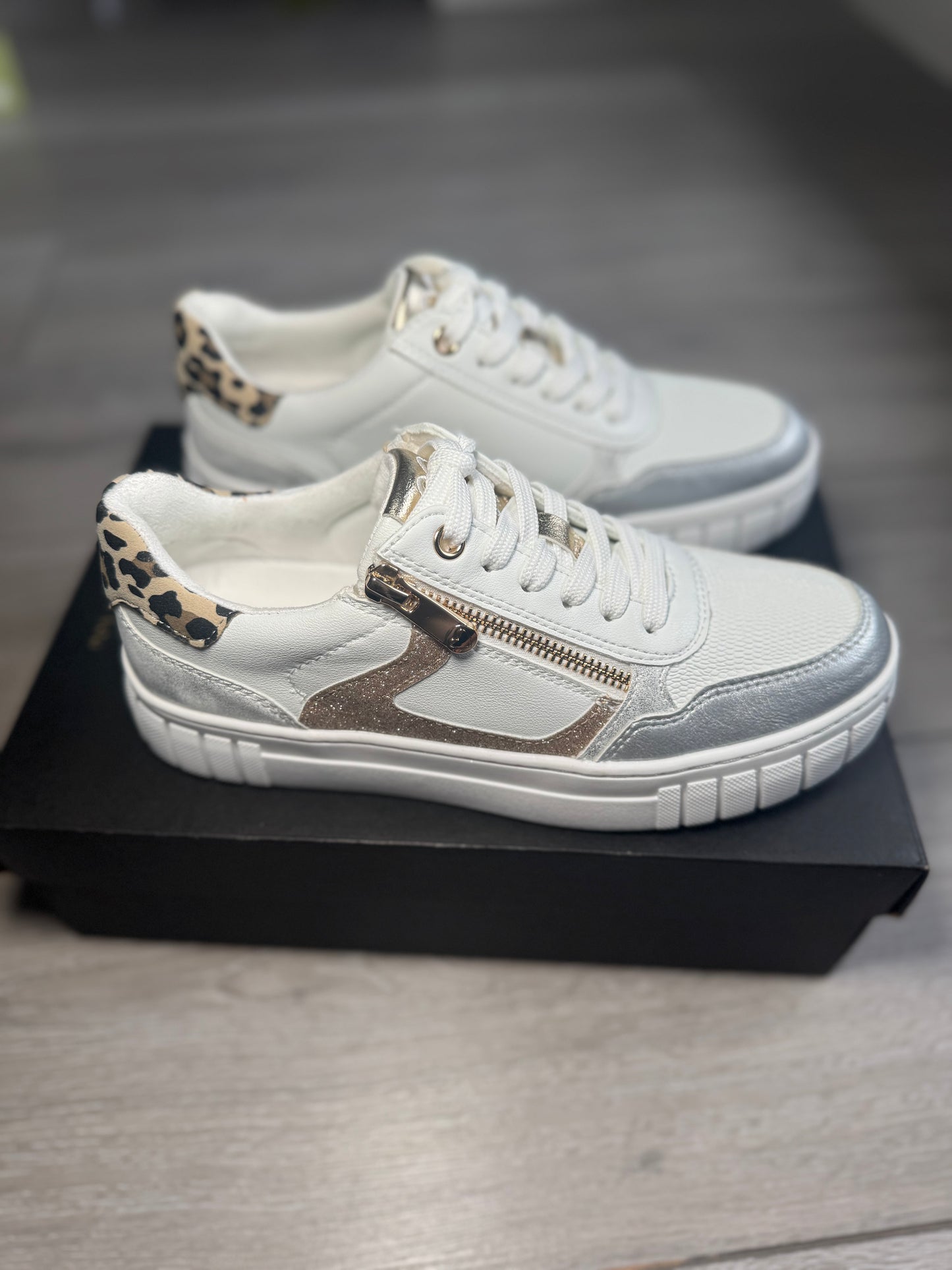 Marco Tozzi White Multi Trainer