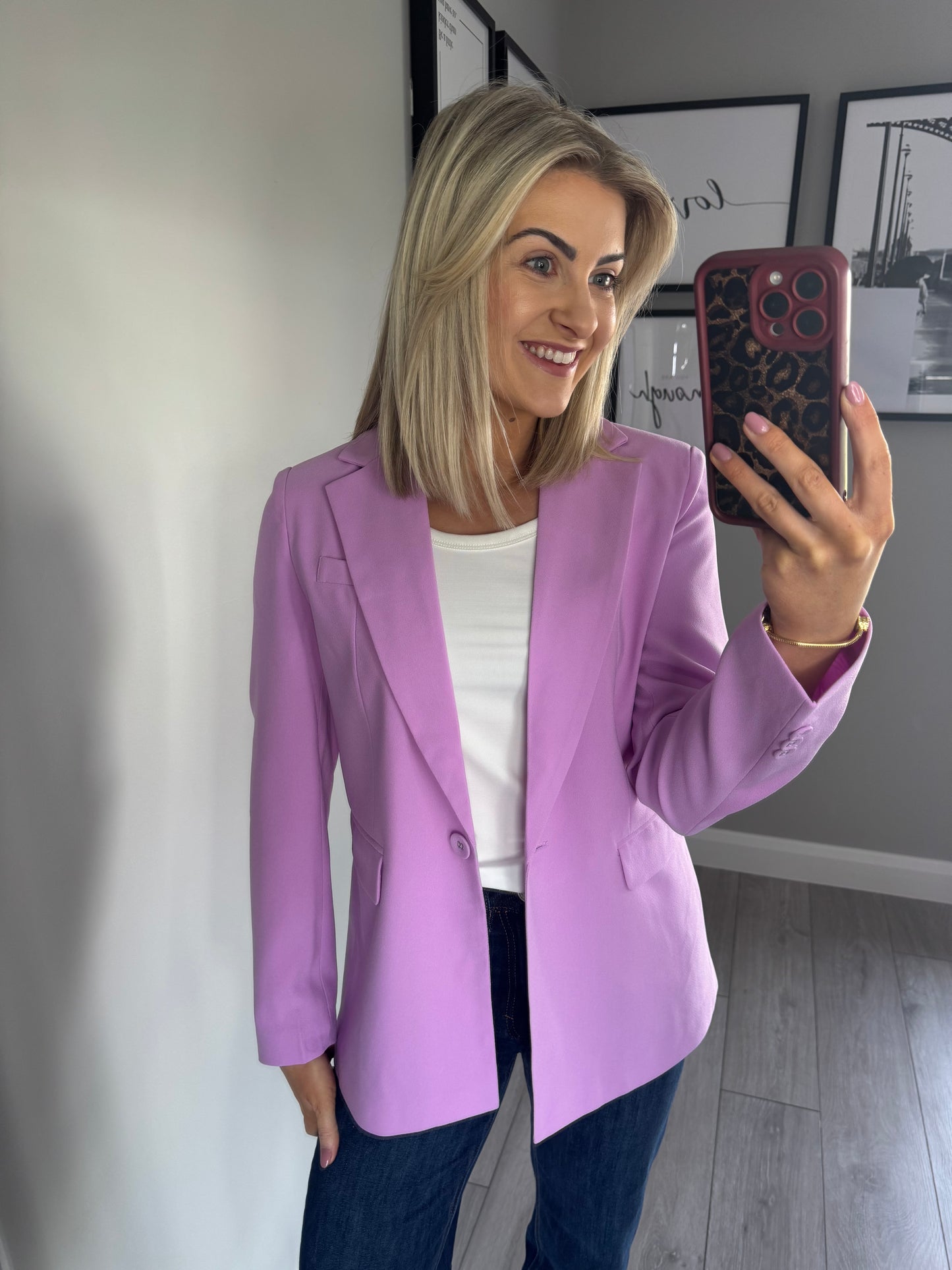 Rant & Rave Ana Orchid Blazer