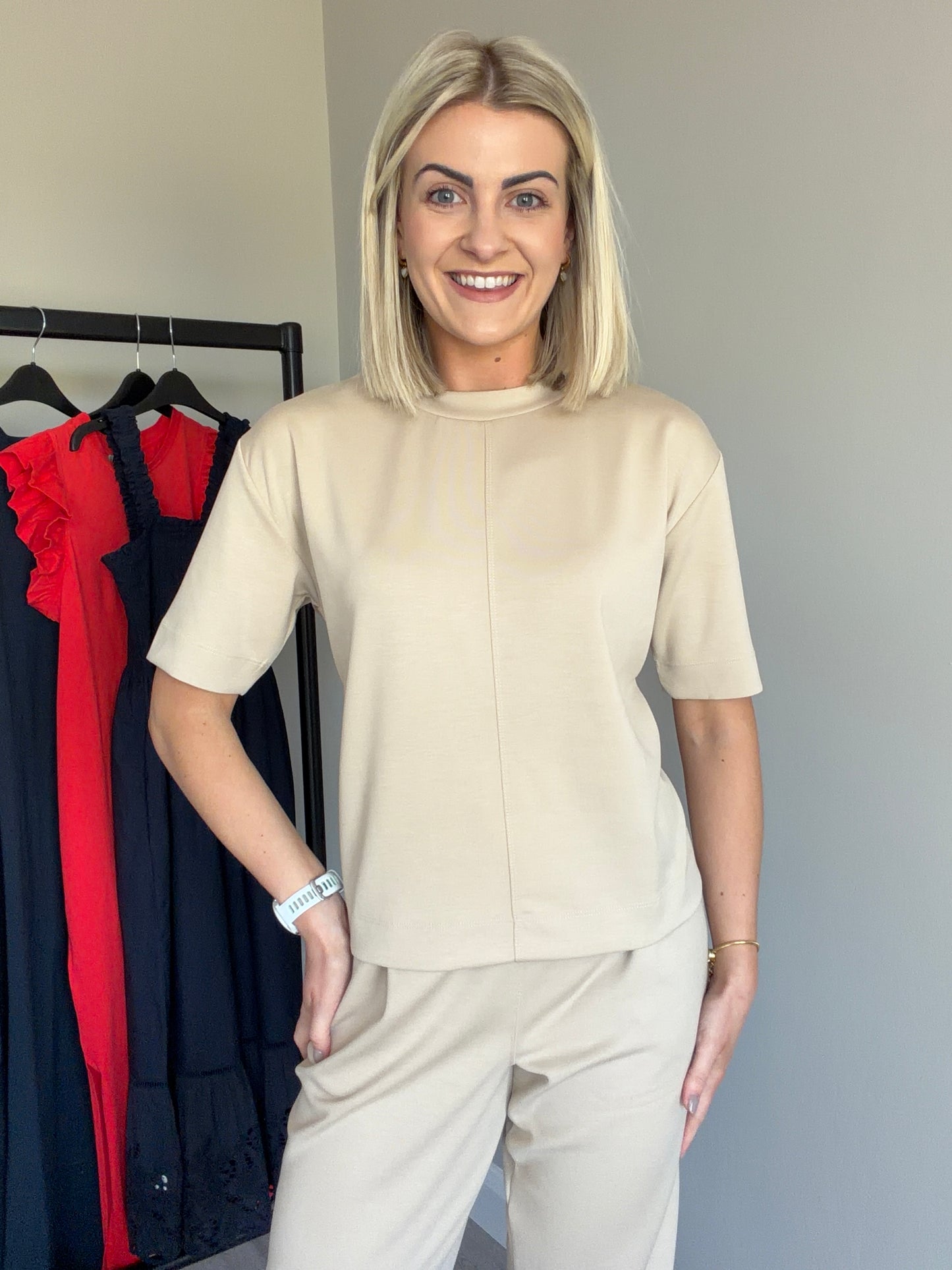 Kaffe KAannie Beige T-Shirt