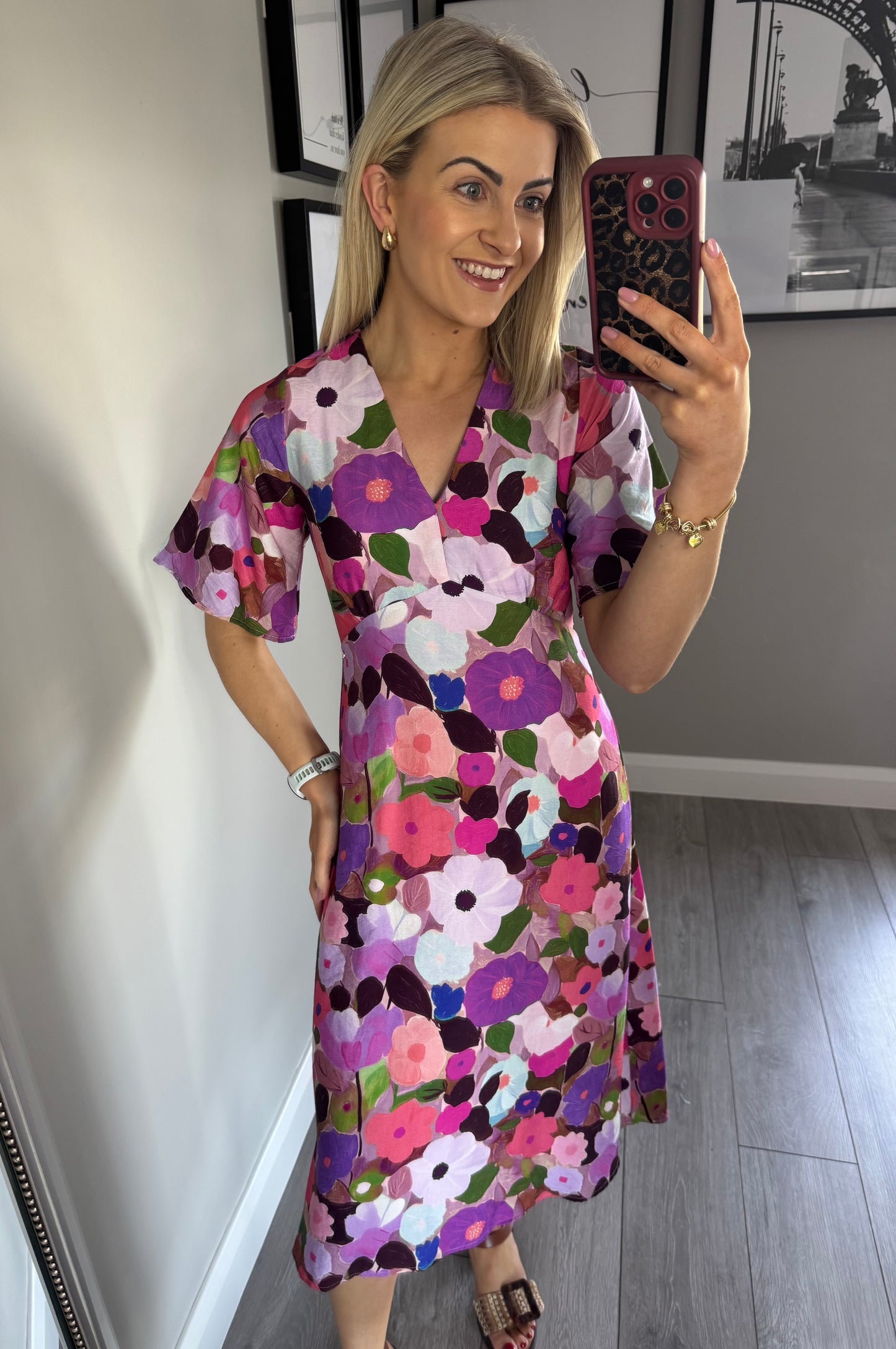 Rant & Rave Angela Pink Dress