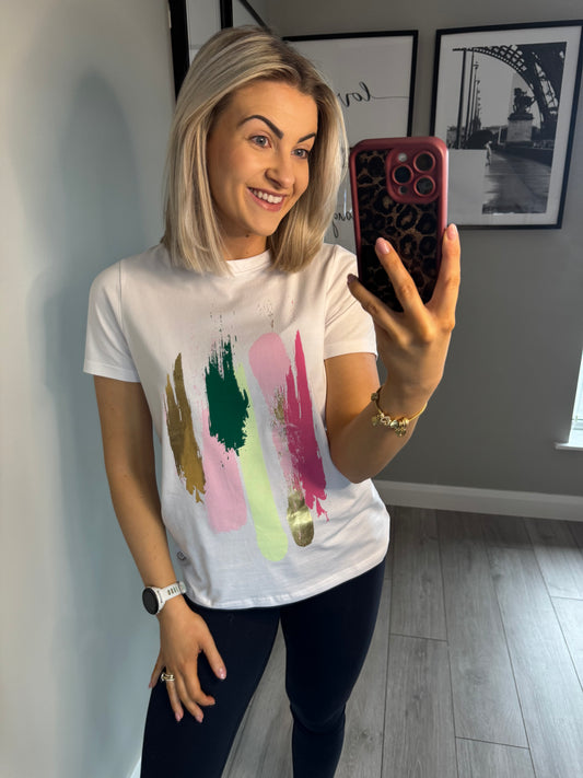 Relax & Renew Delaney White T-Shirt