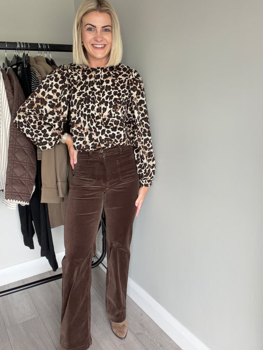 Rant & Rave Bridget Mocha Cord Jean