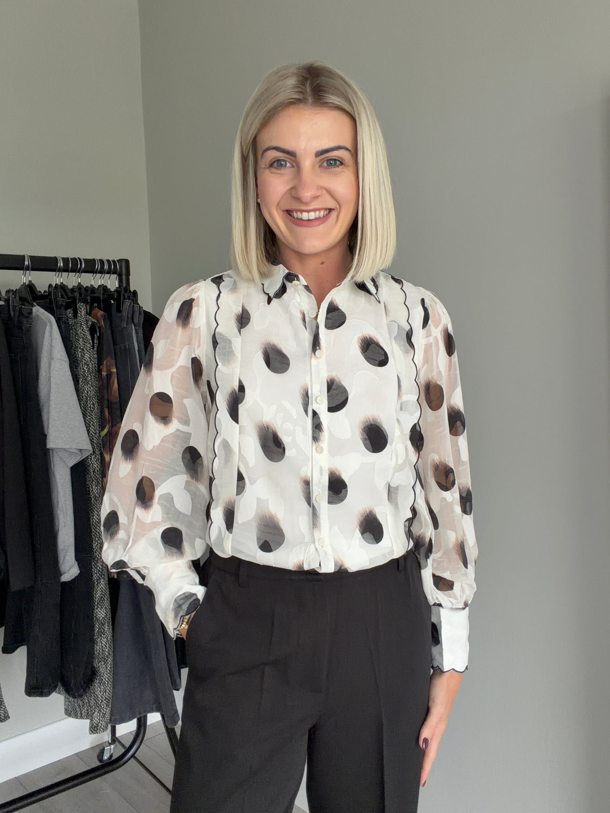 Rant & Rave Posy White Blouse