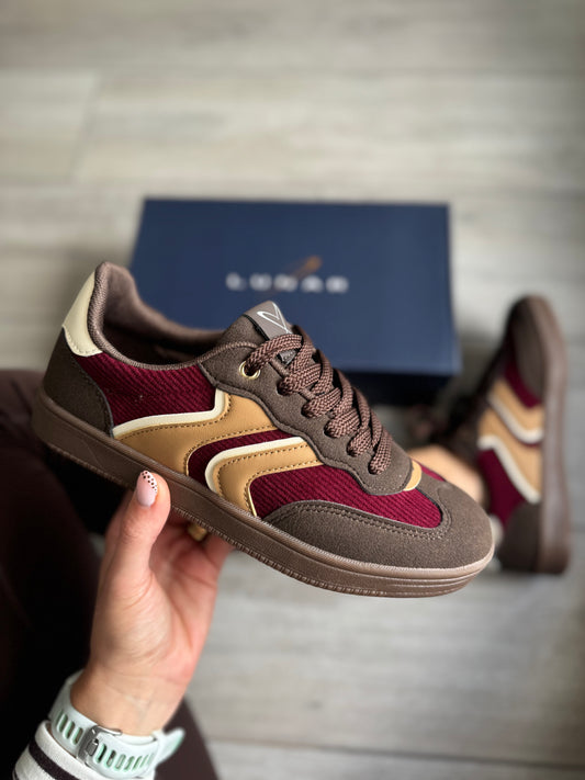 Lunar Jersey Brown Trainer