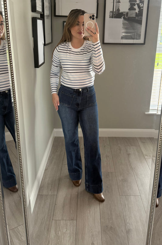Relax & Renew Kimberley Blue Long Sleeve Tee