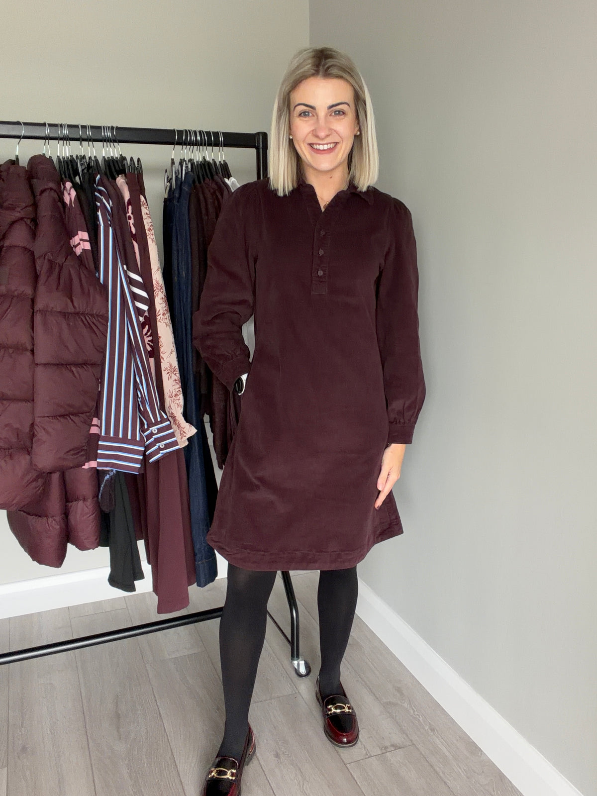 B.Young BYelna Fudge Cord Dress