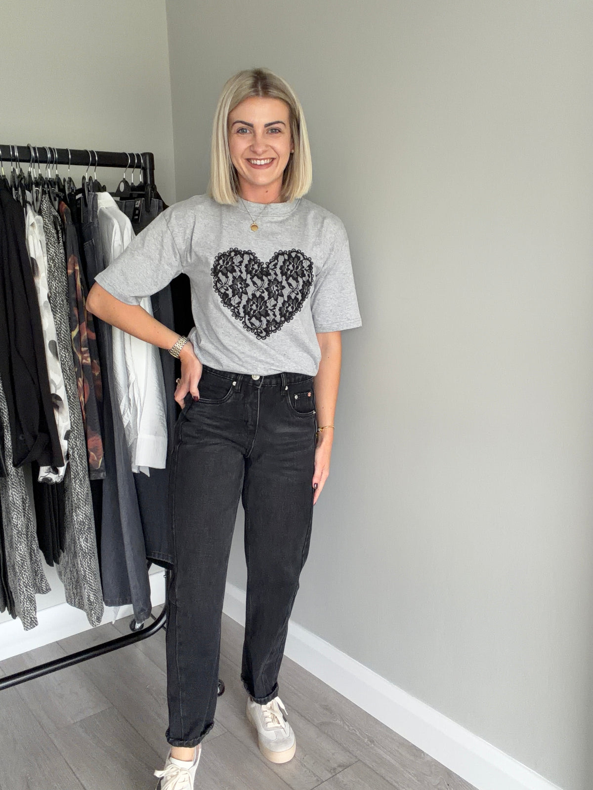 Rant & Rave Bailey Black Barrel Jean