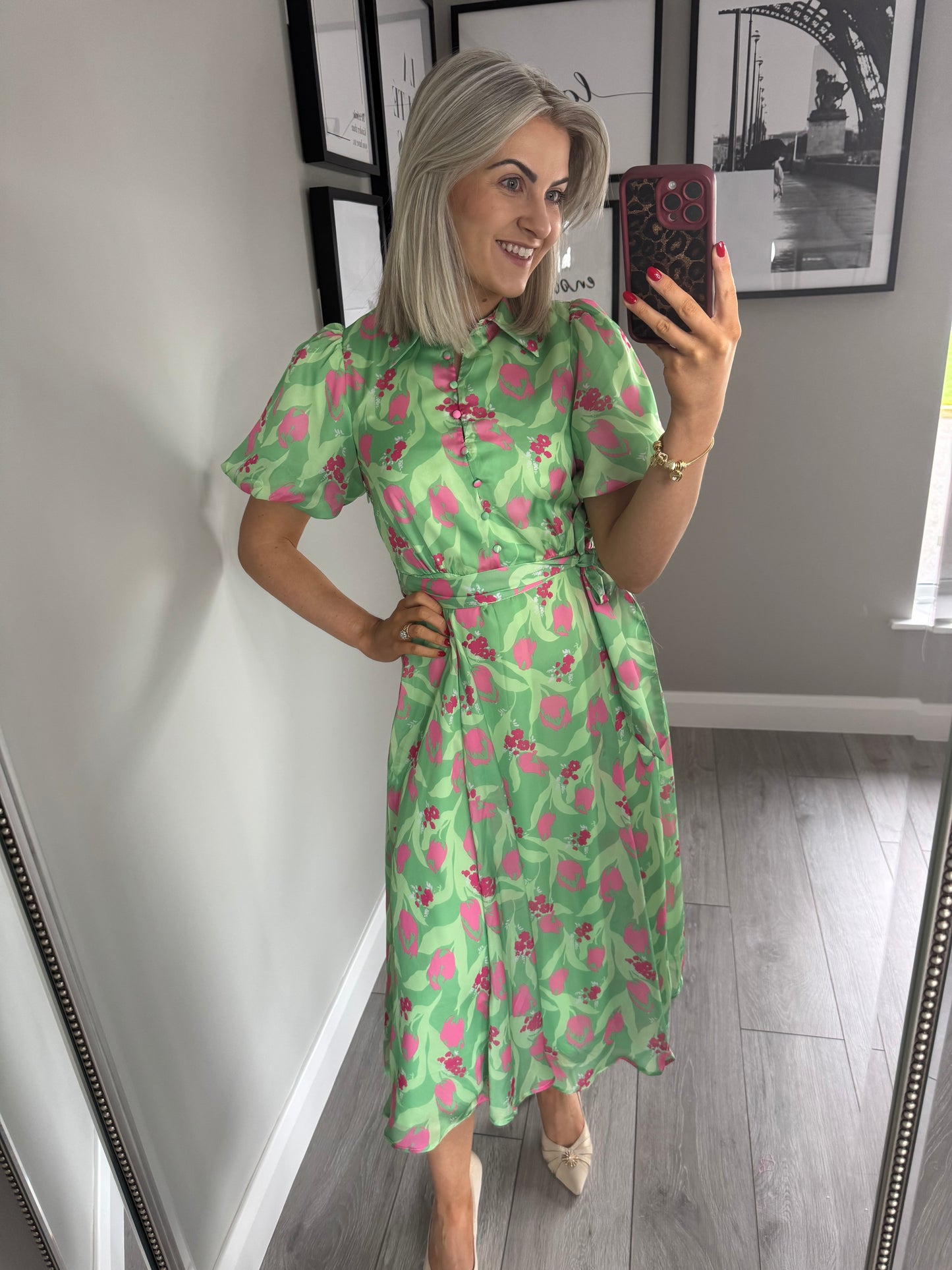 Rant & Rave Ida Green Dress