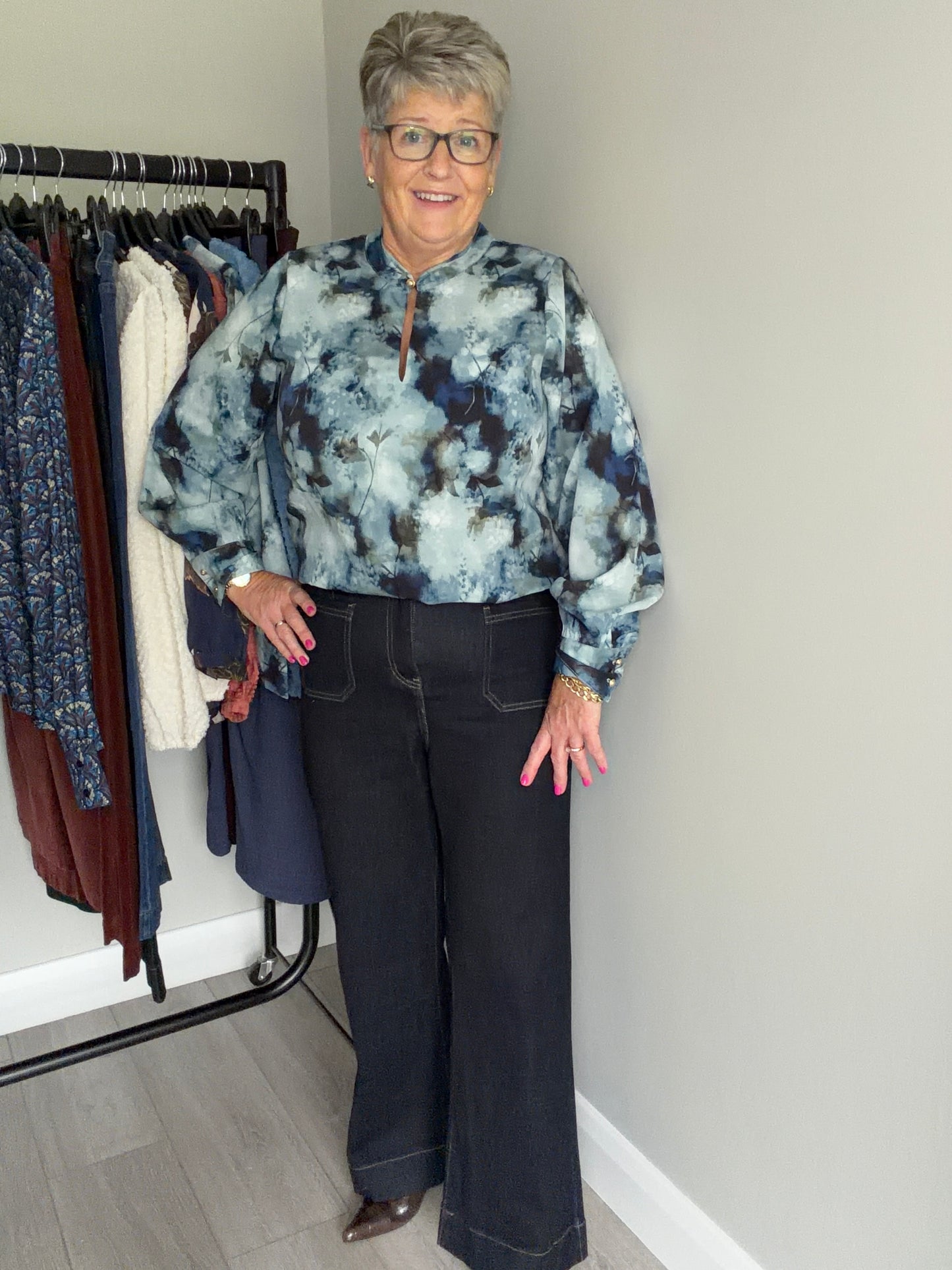 Rant & Rave Leah Blue Top