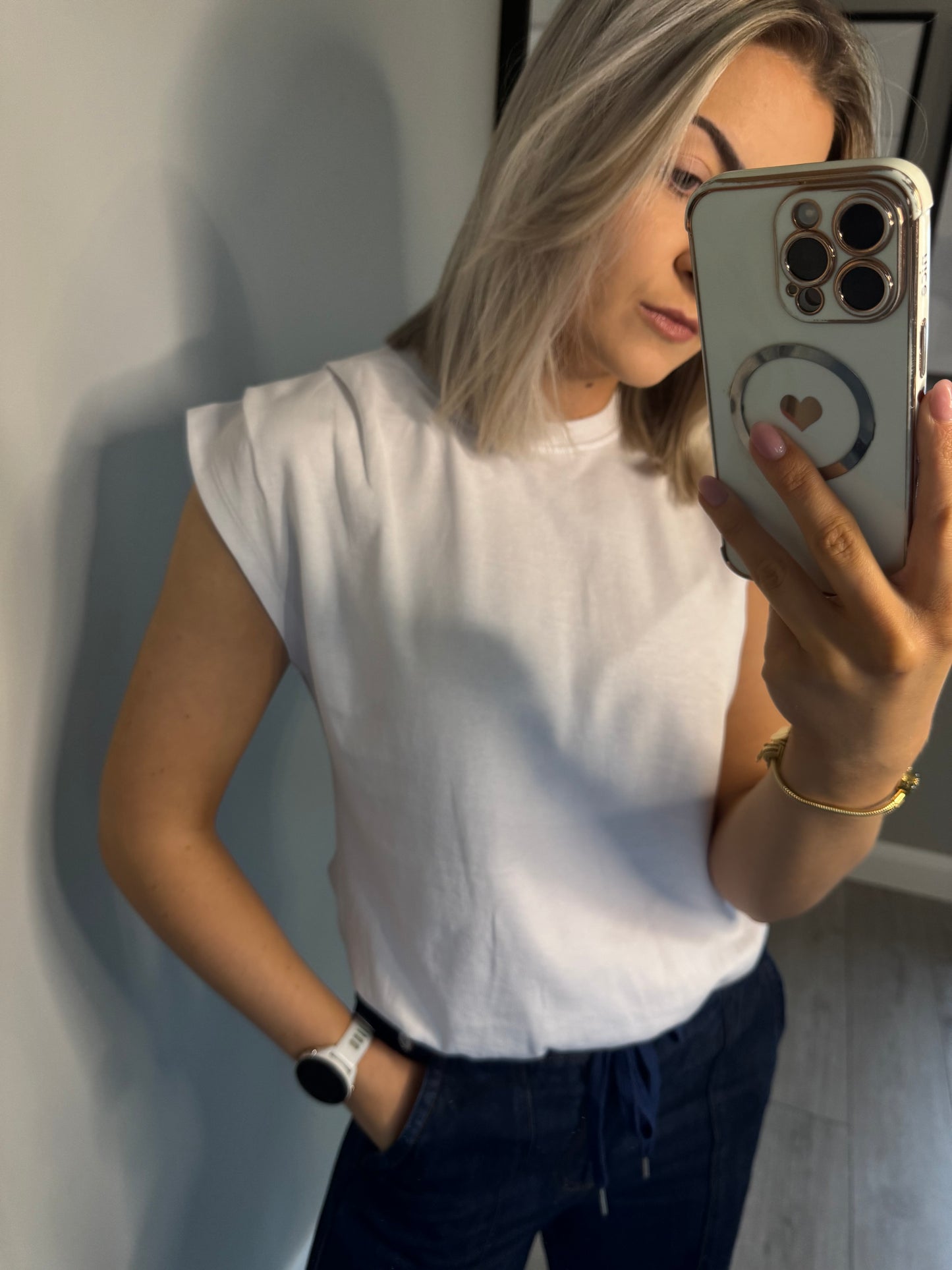 Relax & Renew Claudia White Top