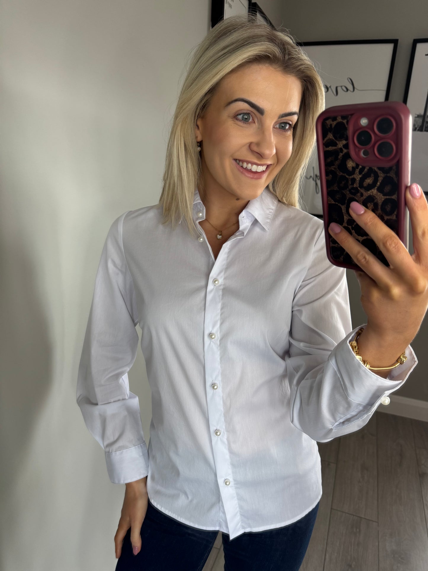 White Pearl Blouse