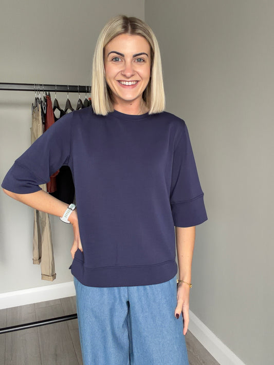 Navy SS Sweatshirt