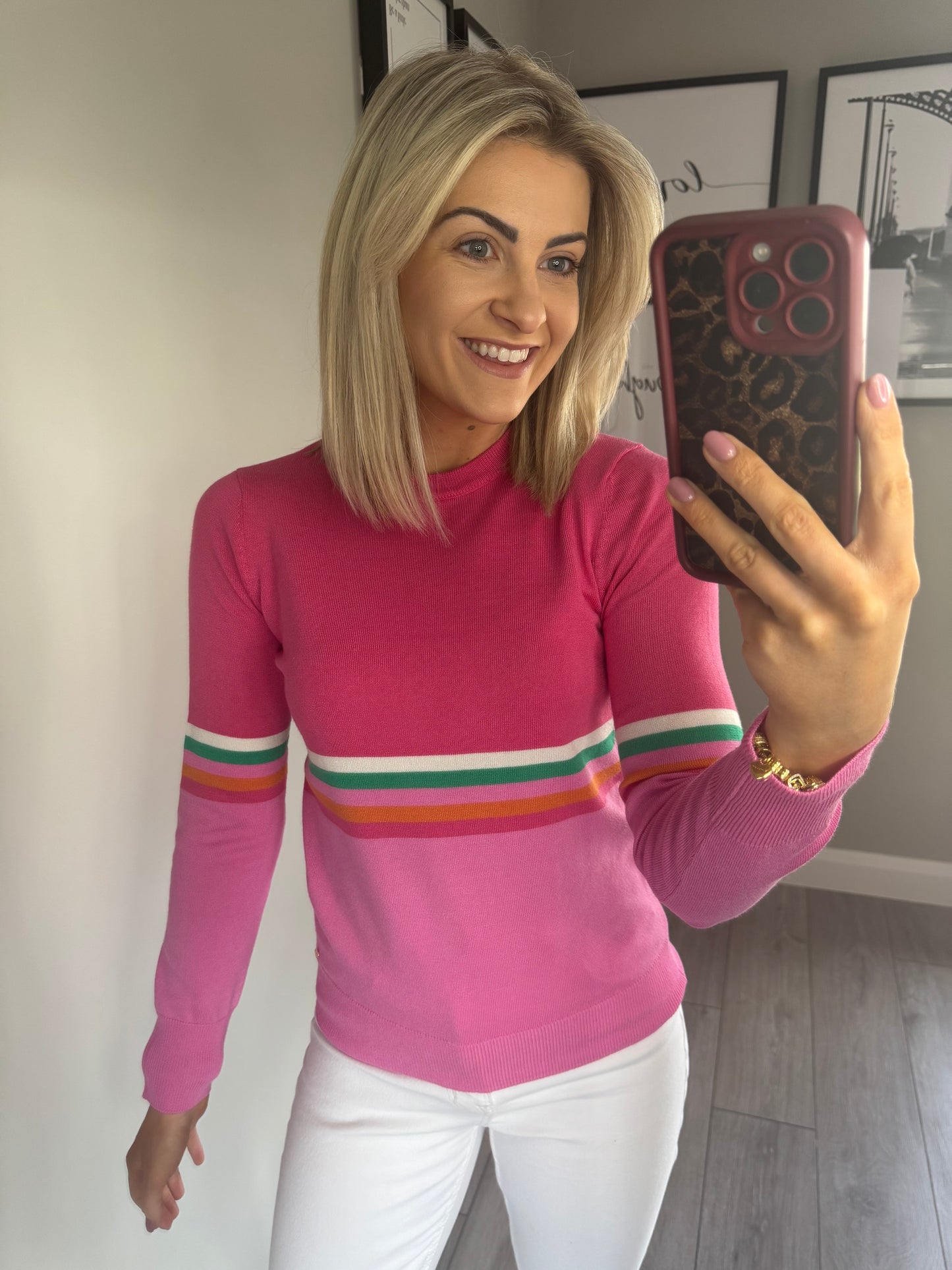 Rant & Rave Suzy Pink Jumper
