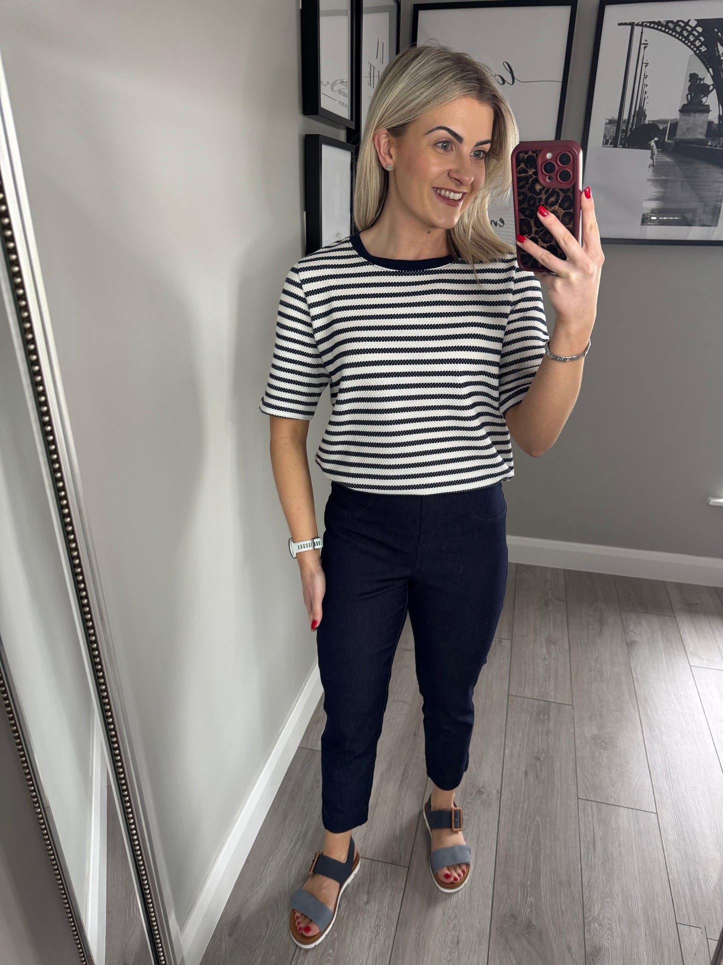 Pinns Denim Pull On Ankle Grazers