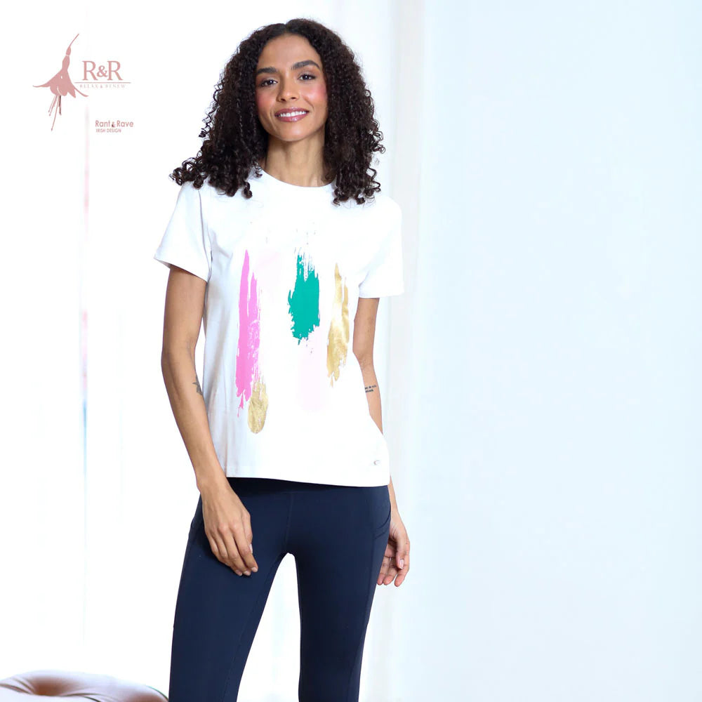 Relax & Renew Delaney White T-Shirt