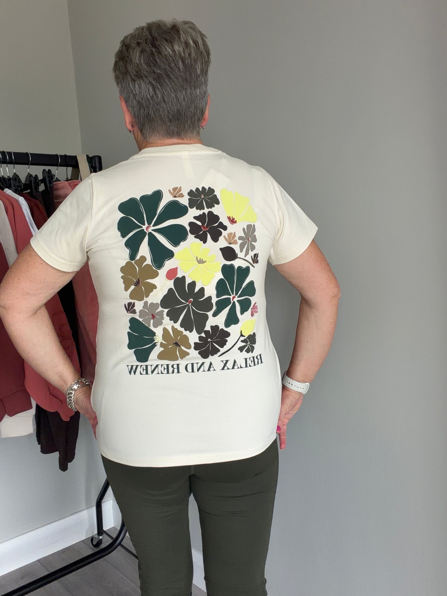 Relax & Renew Faye Cream Tee