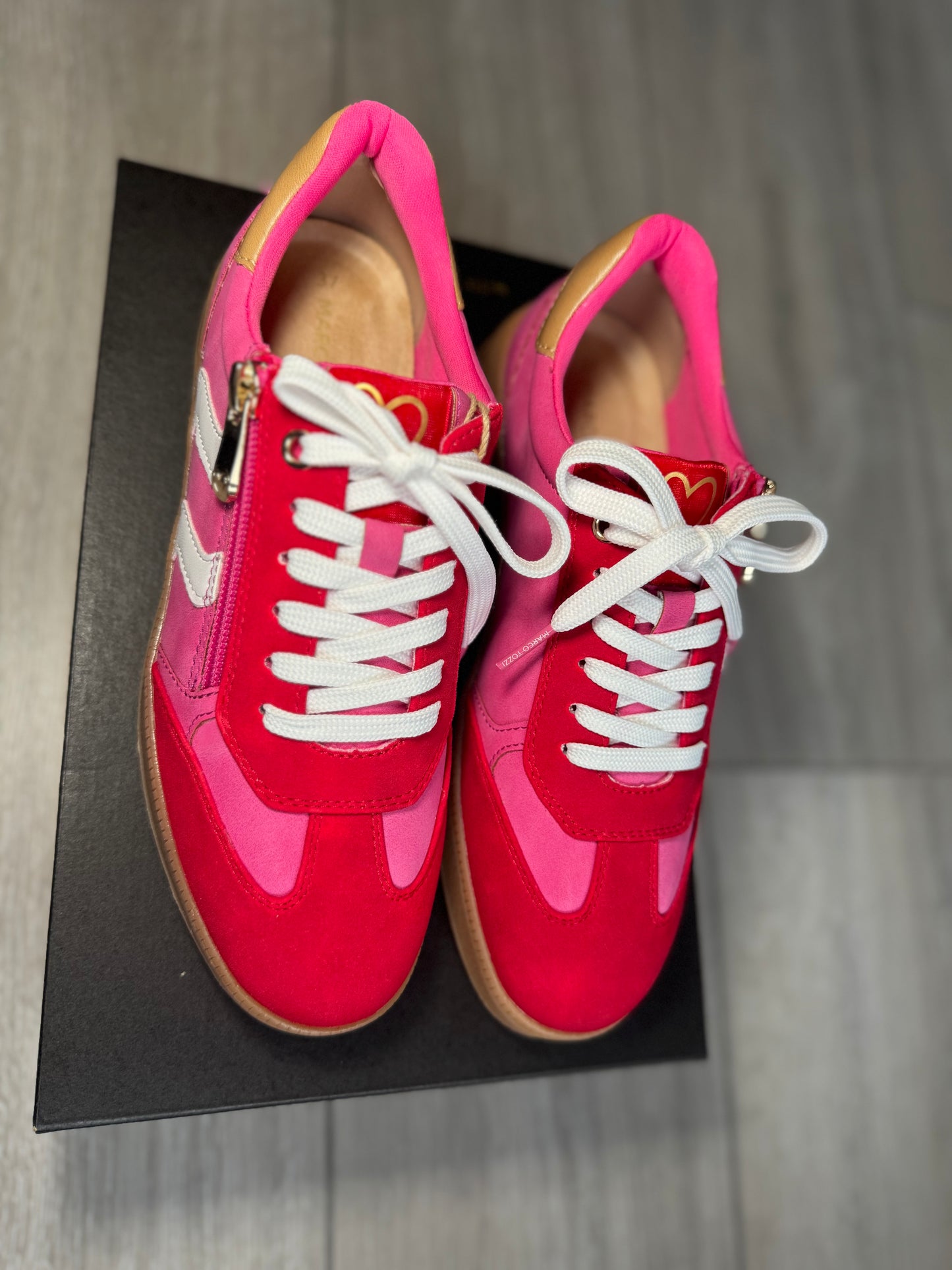 Marco Tozzi Pink/Red Trainer
