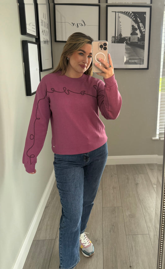 Relax & Renew Abbie Berry Sweater