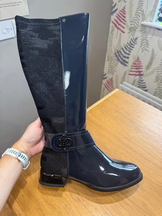 Zanni & Co Bekasi Cobalt Knee Boot