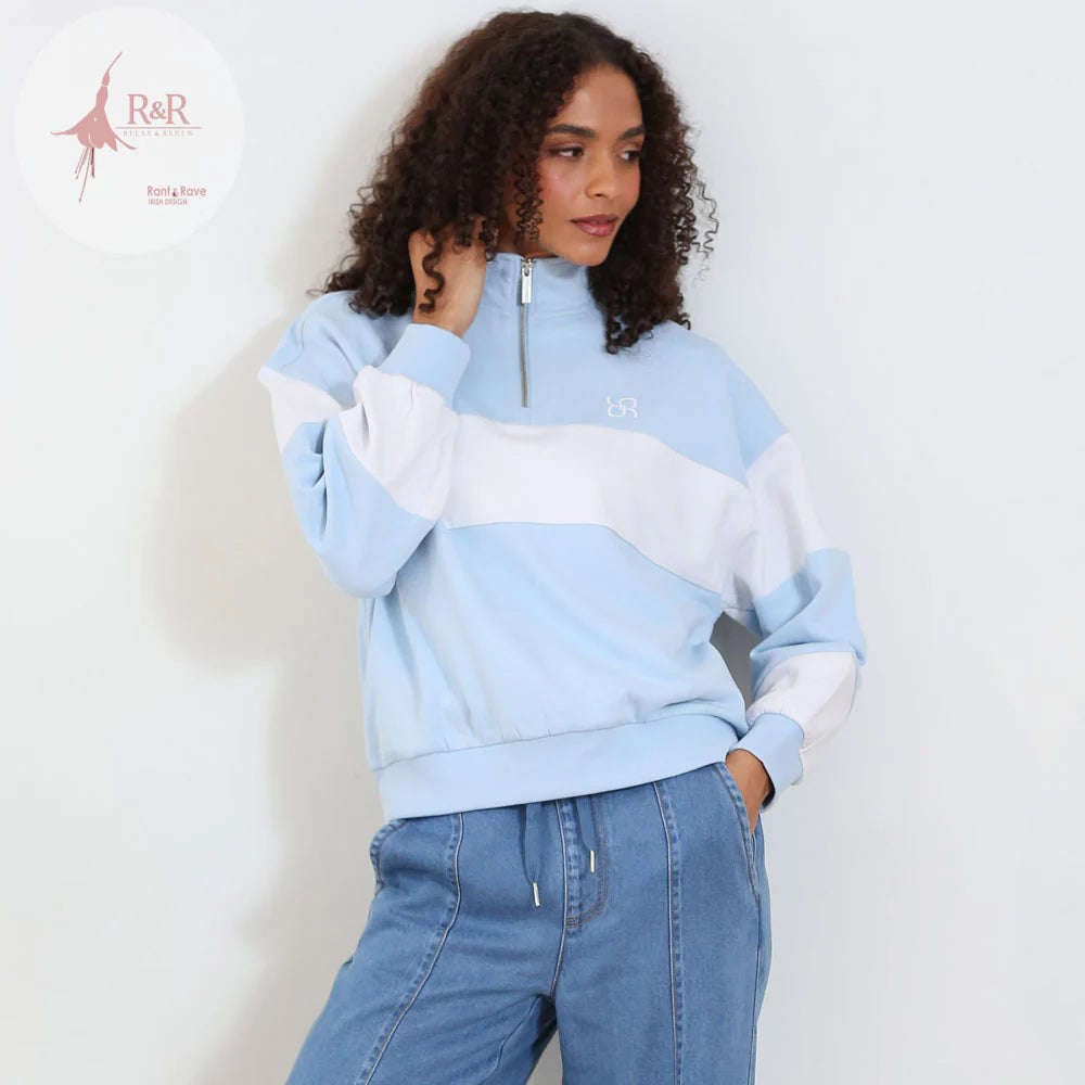 Relax & Renew Eudora Sky Half Zip