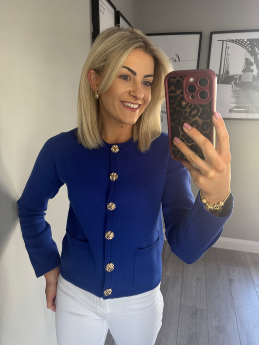 Rant & Rave Chantelle Blue Cardigan