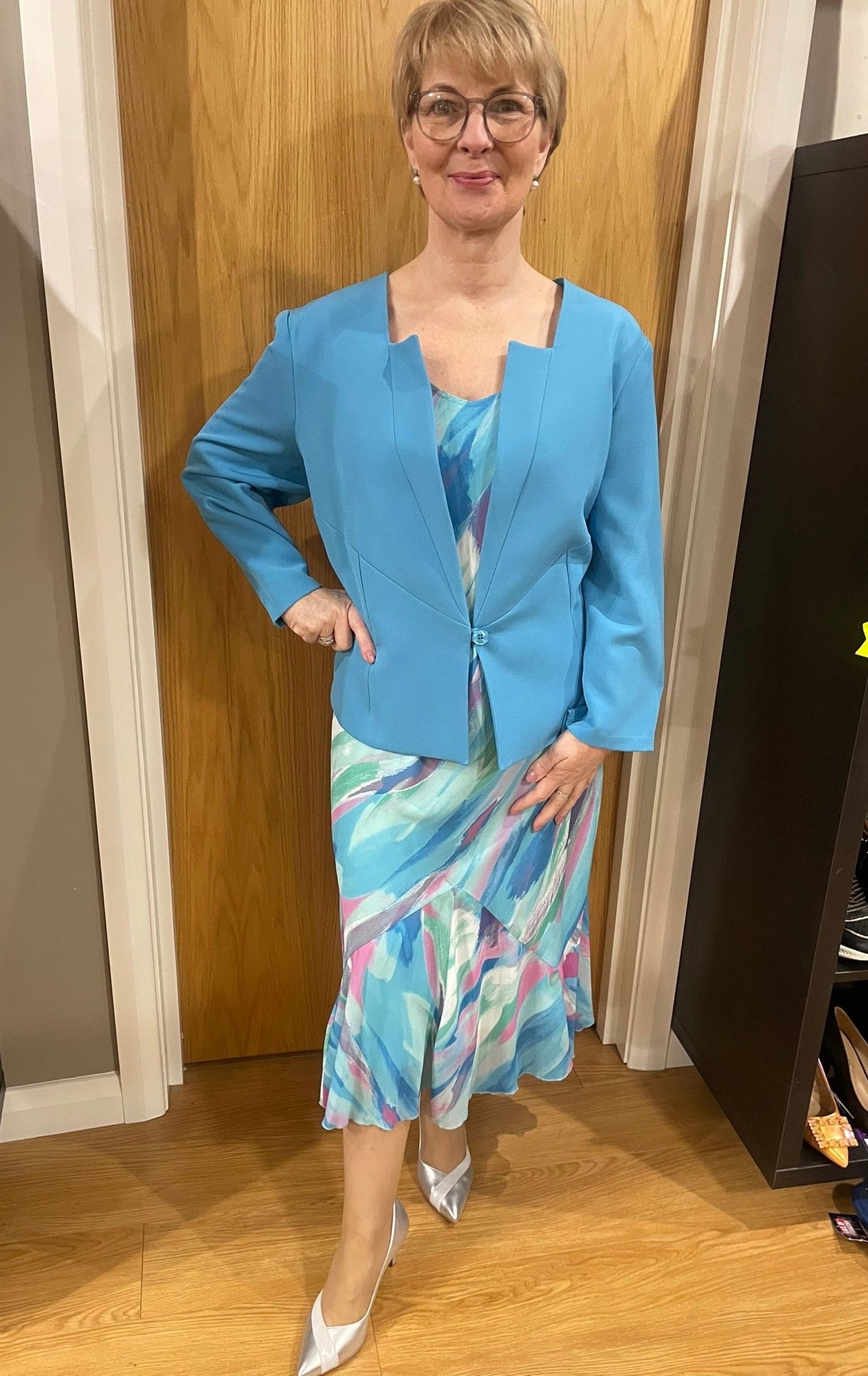 Glitz Turquoise/Pink Two Piece