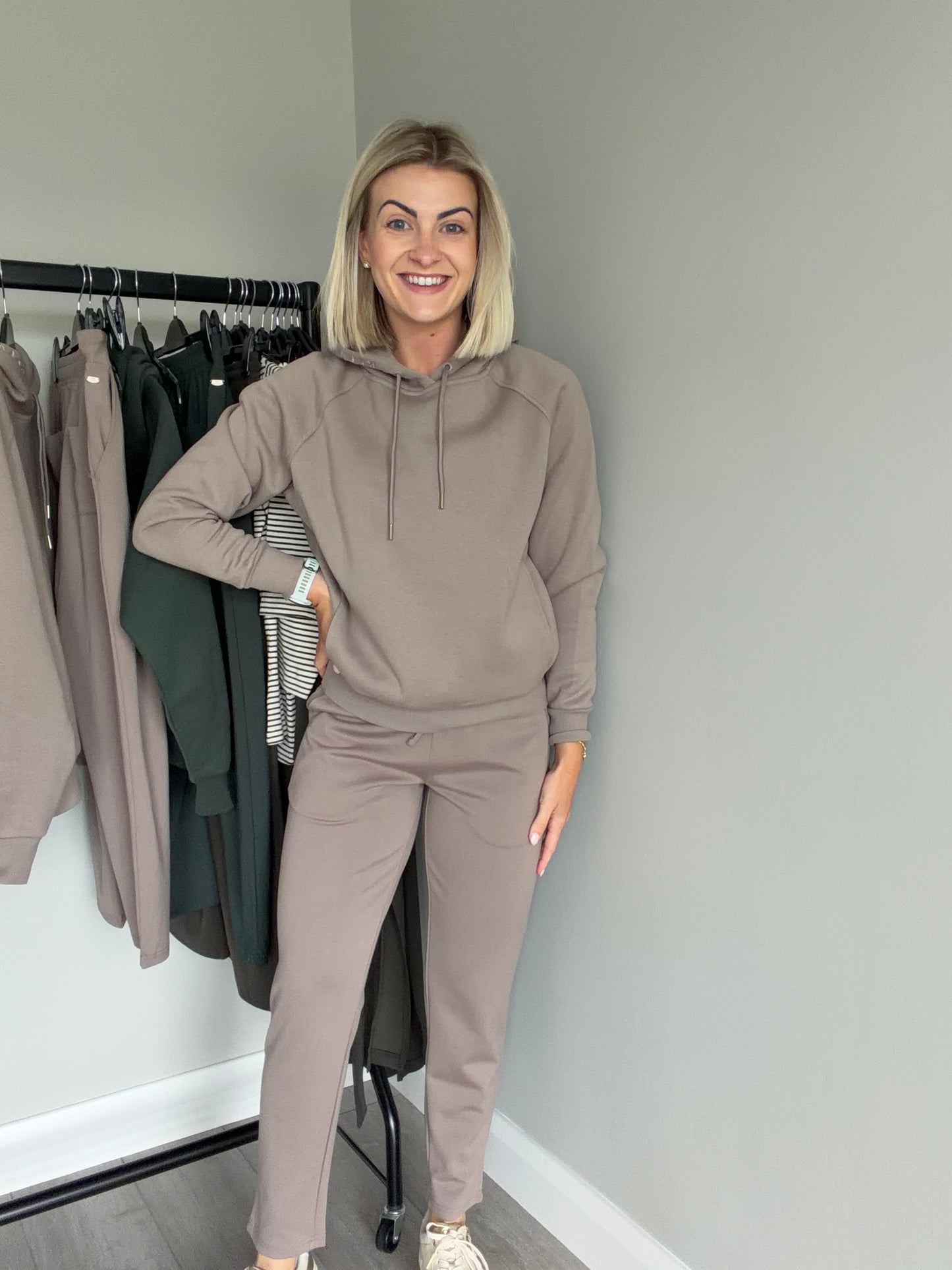 Relax & Renew Peyton Taupe Jogger