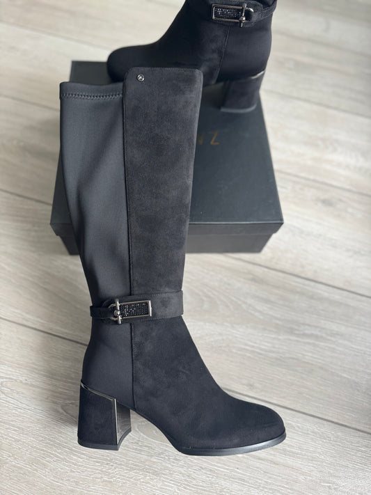 Zanni & Co Qinlan Black Long Boot