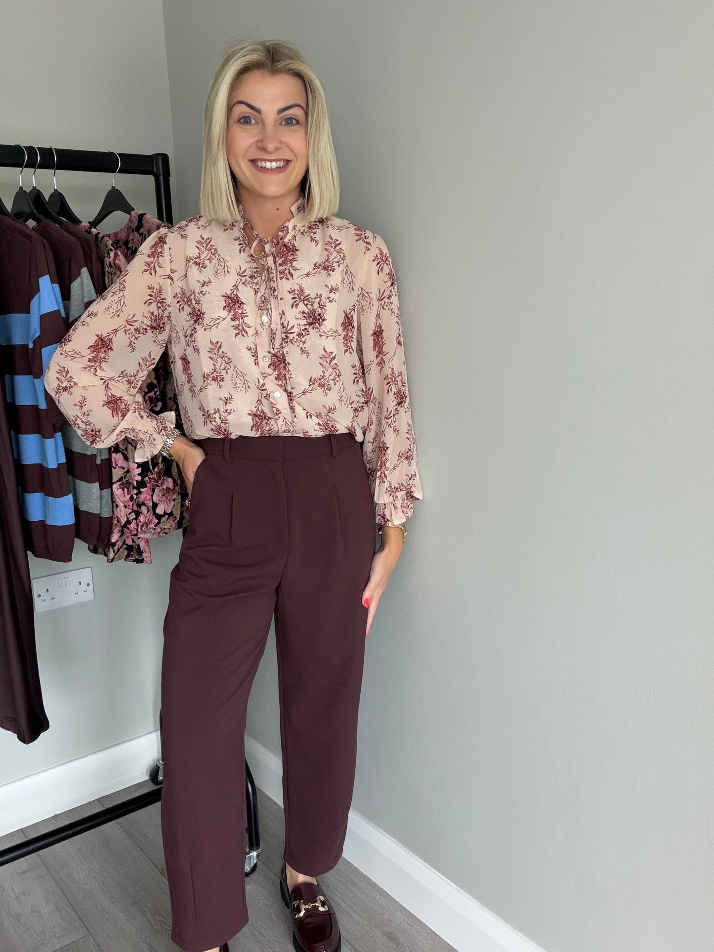 Kaffe KAmerle Fudge Cropped Trousers