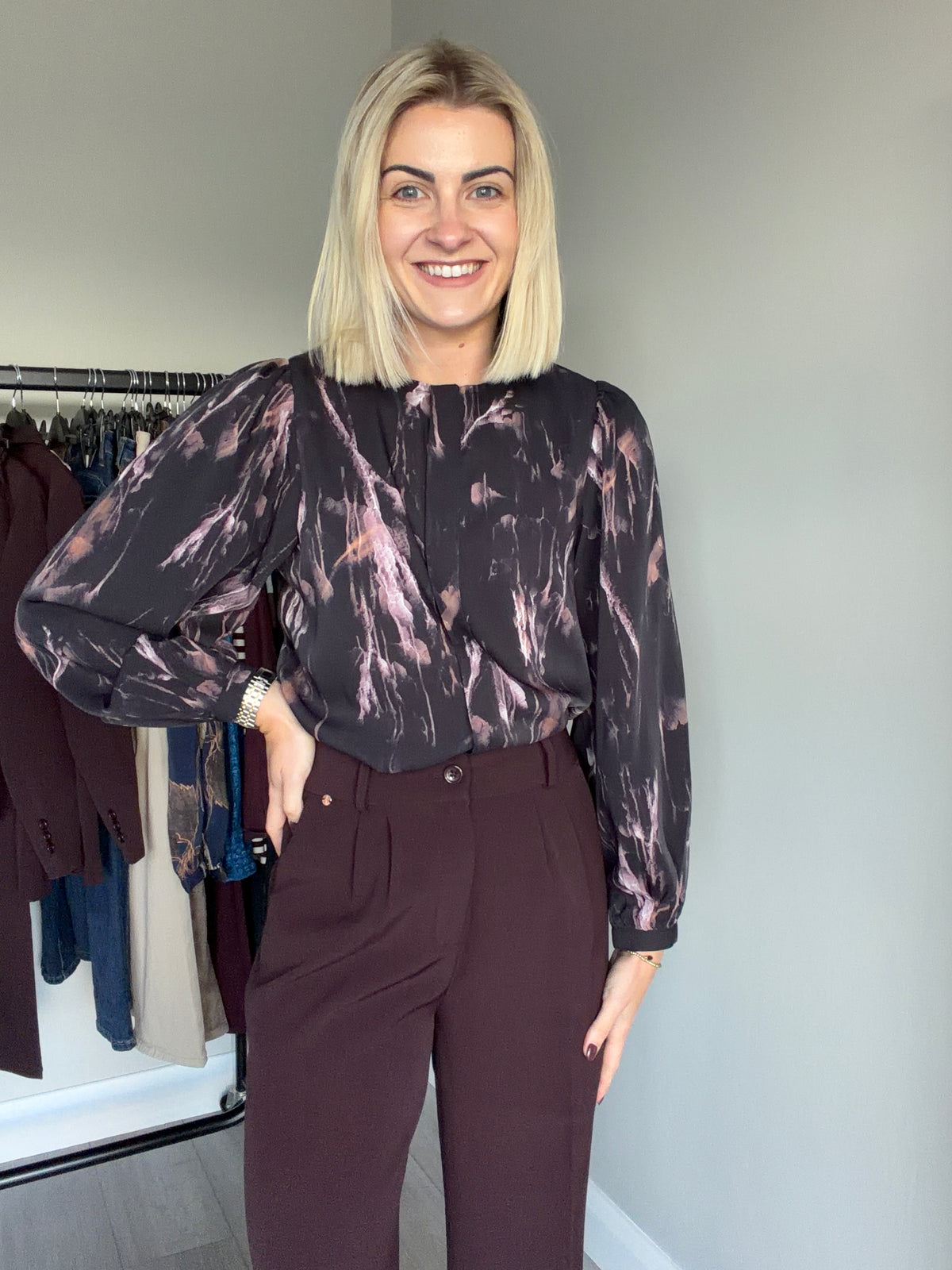 Rant & Rave Naomi Black Blouse