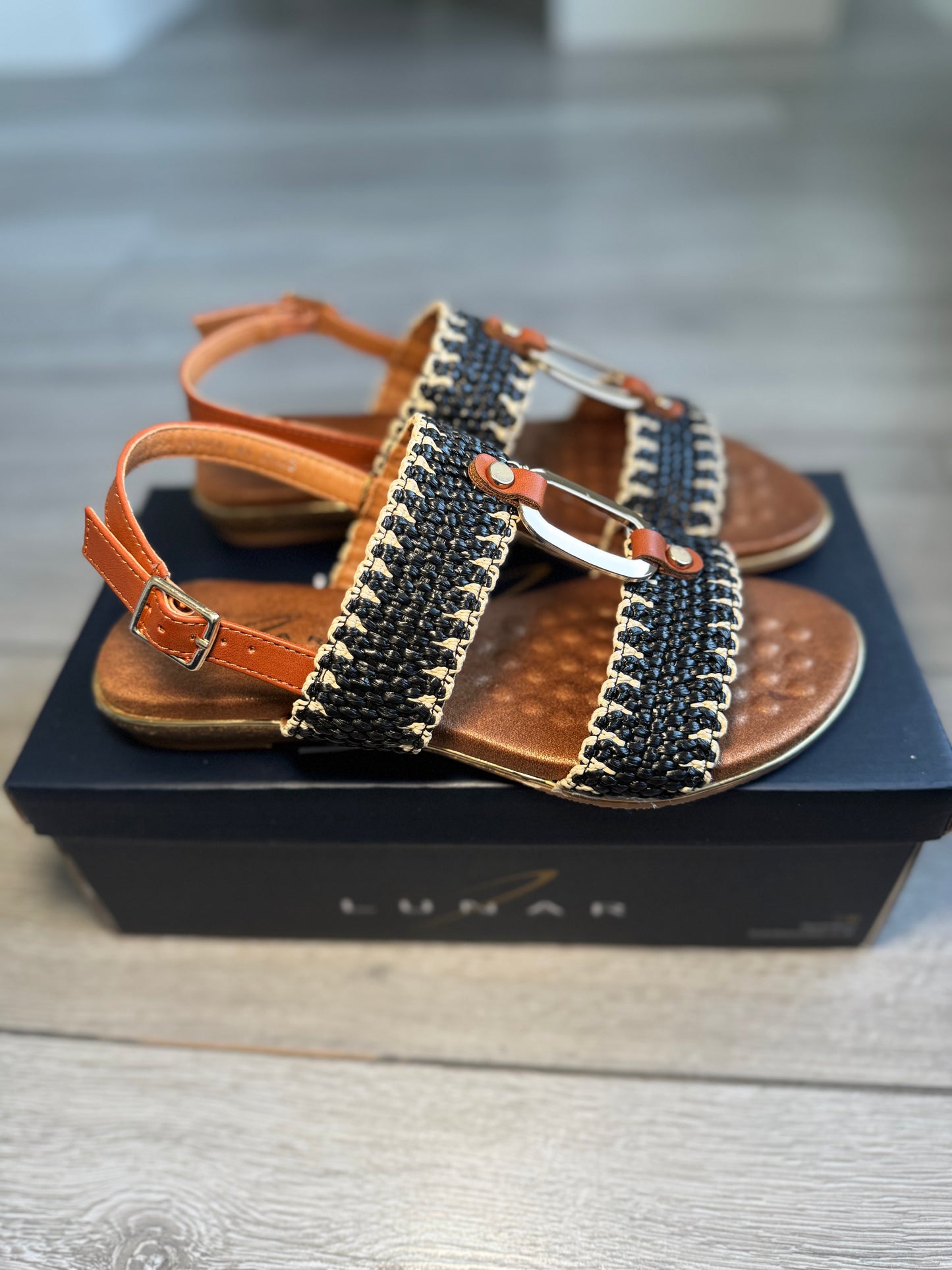 Lunar Jules Black Sandal