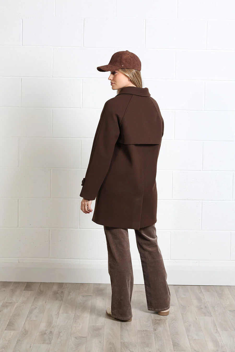 Rant & Rave Georgia Chocolate Brown Coat