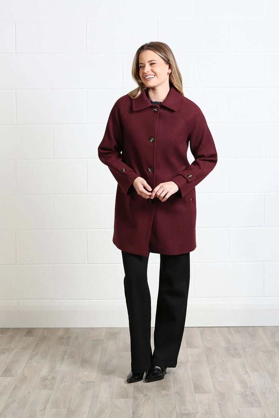 Rant & Rave Georgia Deep Port Coat