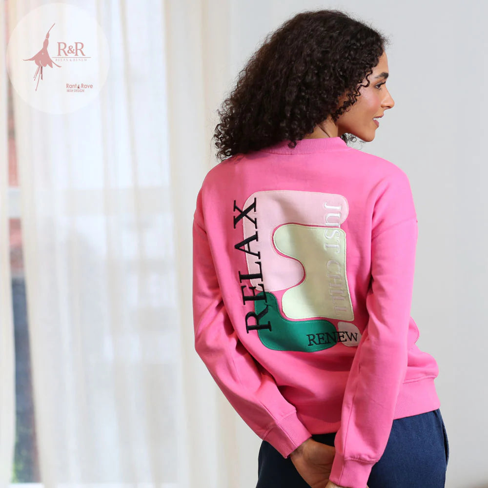 Relax & Renew Gianna Pink Sweater