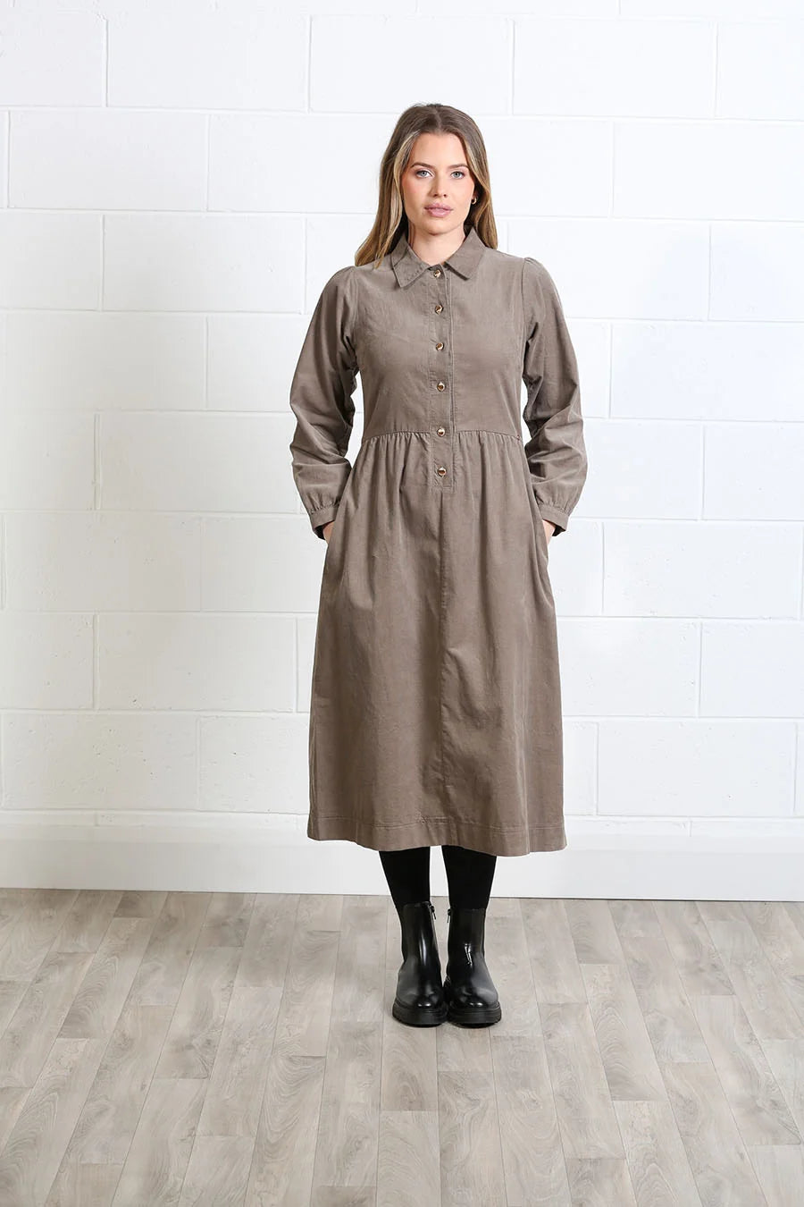 Rant & Rave Hazel Biscuit Shirt Dress