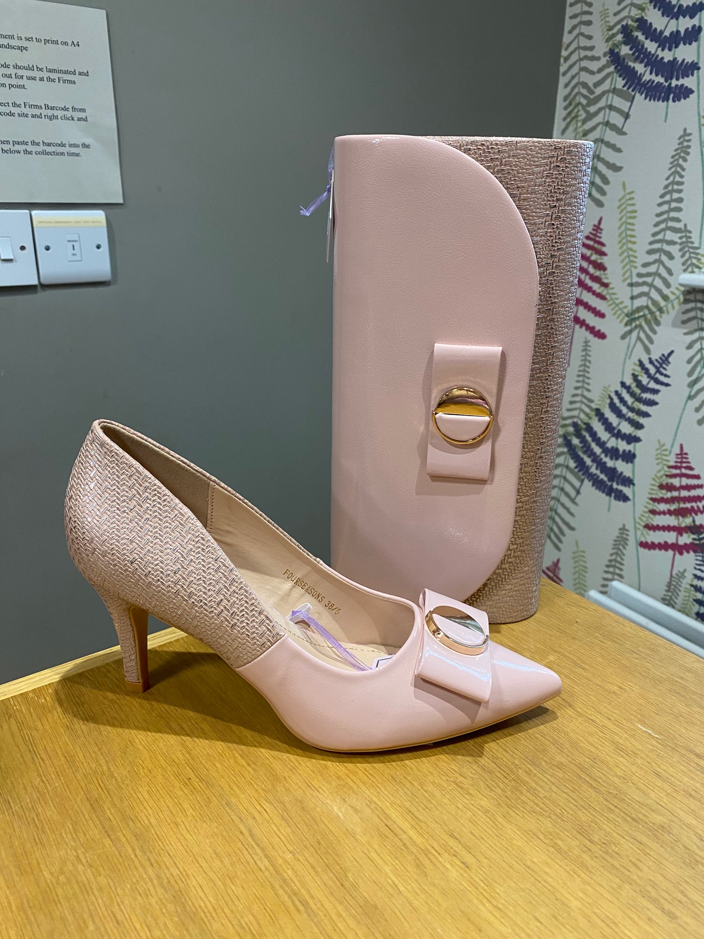 Sorento Four Seasons Pink Court Shoe