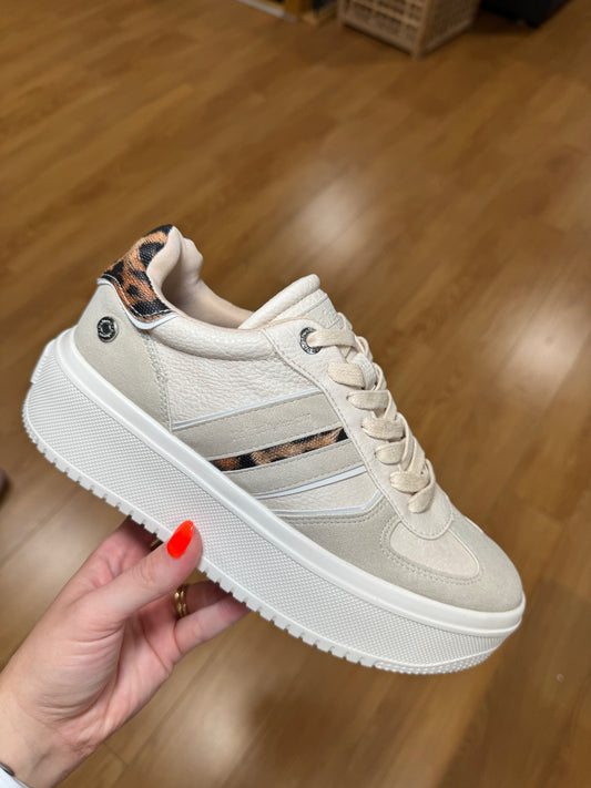 Refresh Beige Platform Trainer