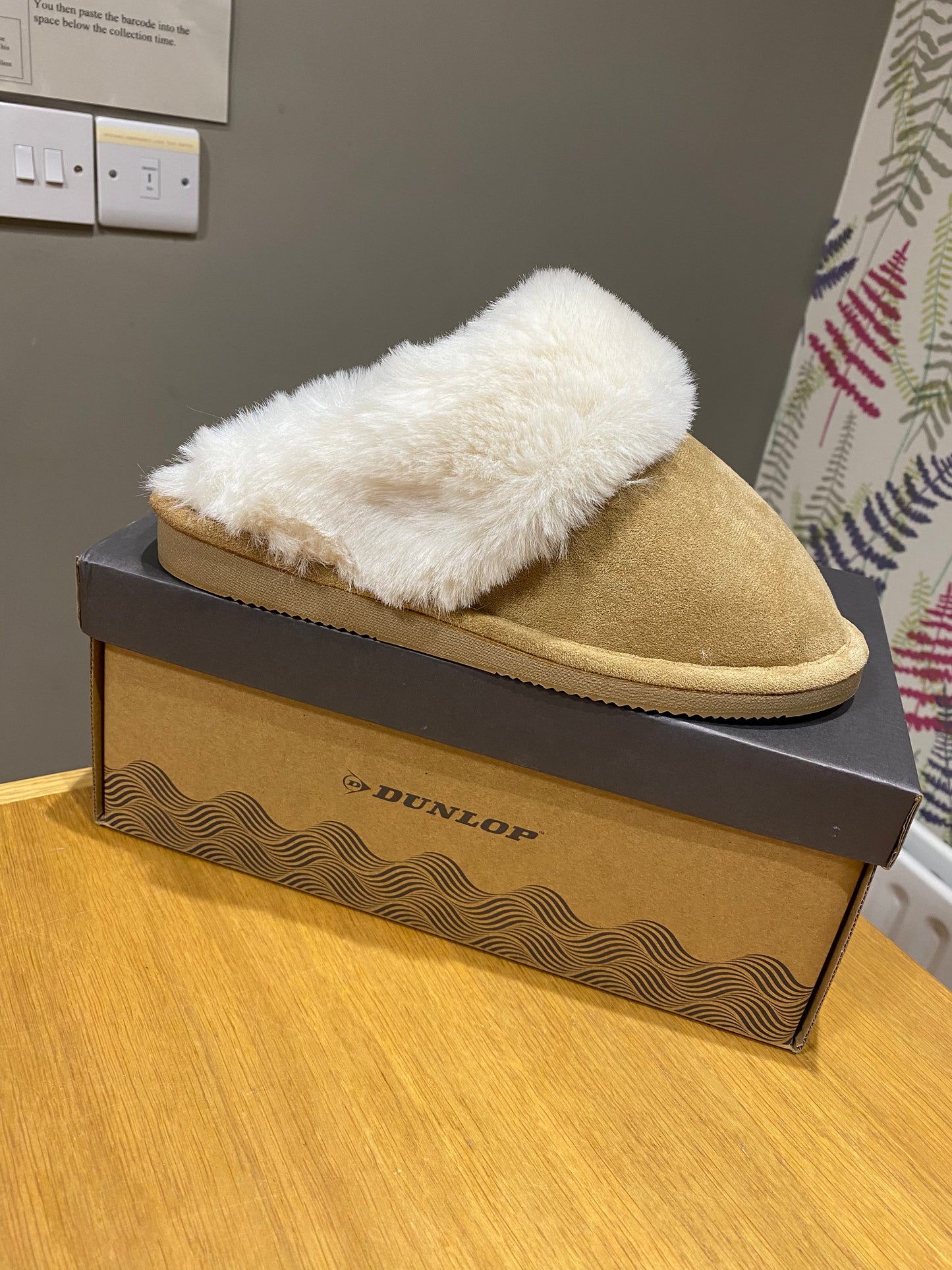 Dunlop Tilly Tan Slipper