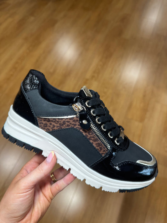 Lunar Kennedy Black/Leopard Trainer