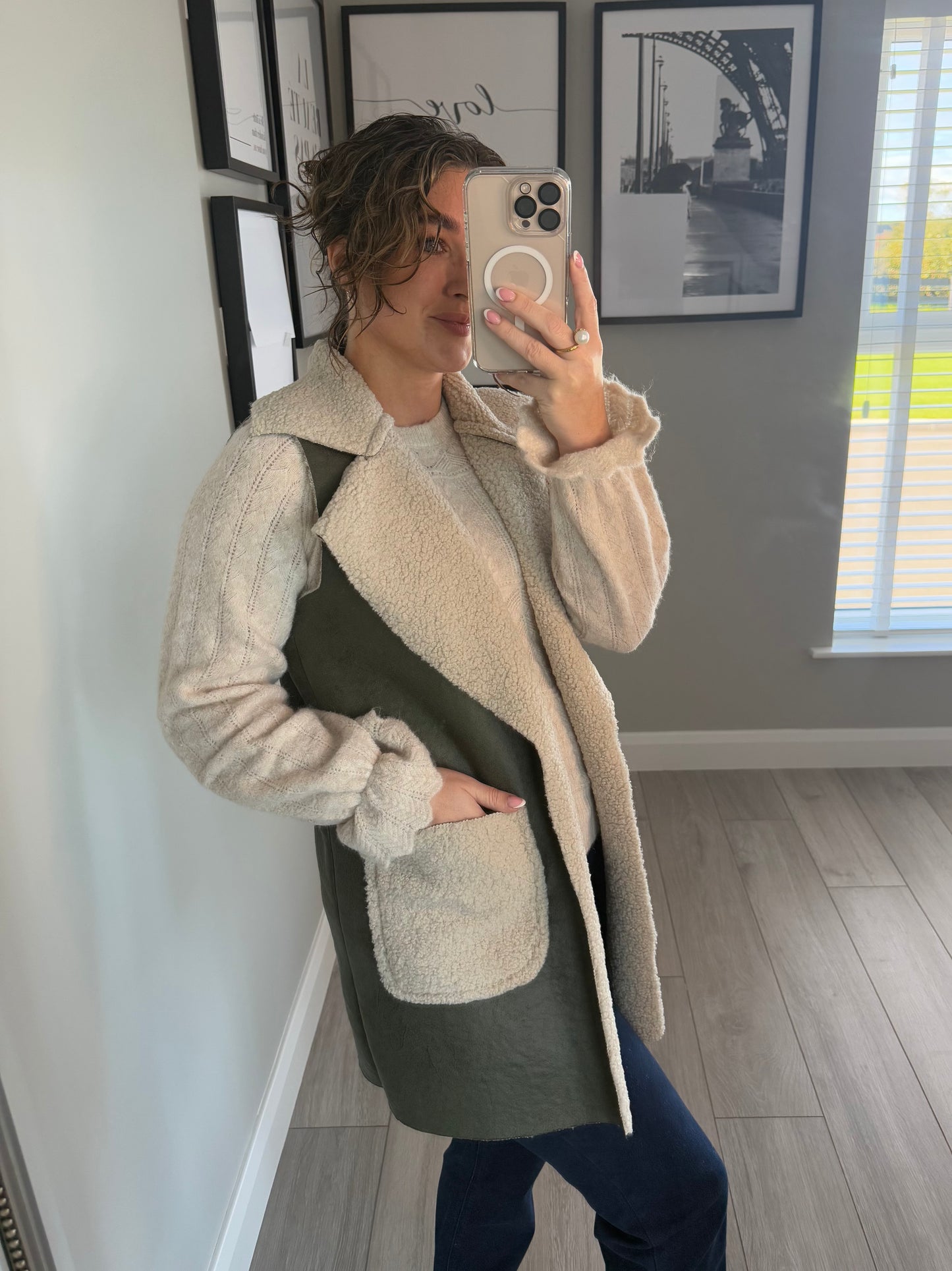 Olive Fur Gilet