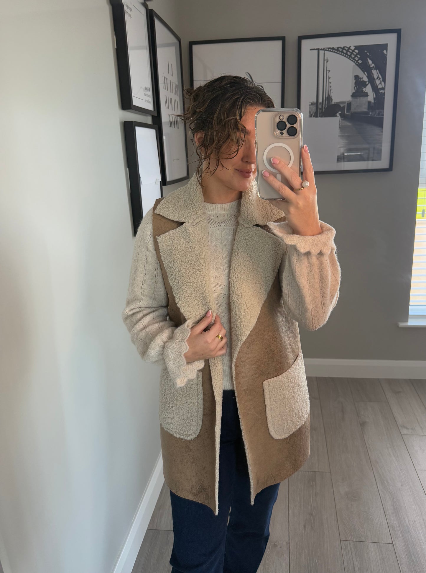 Camel Fur Gilet