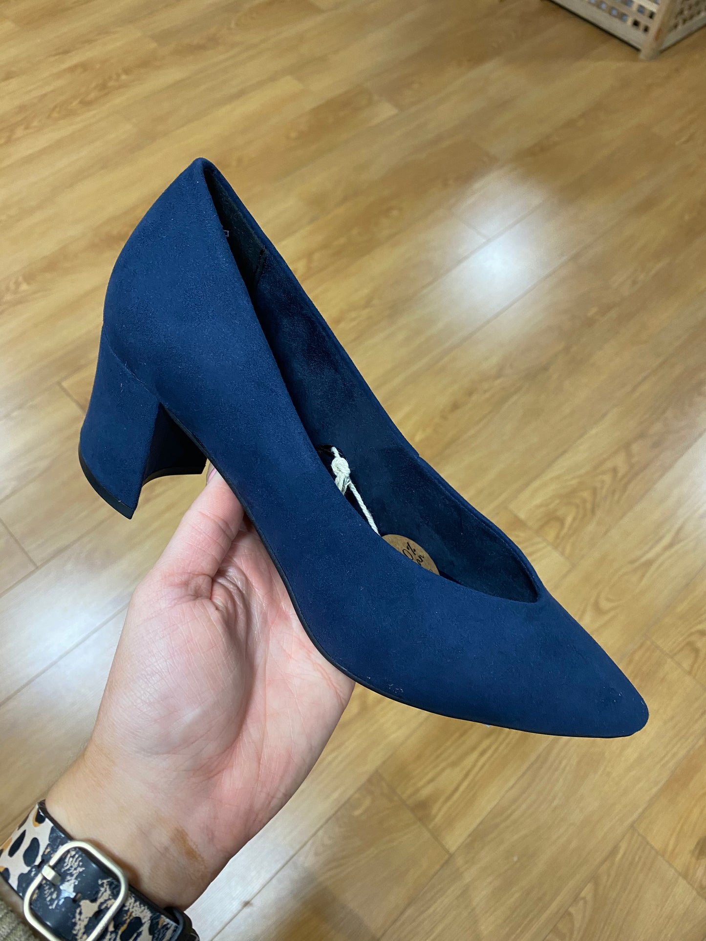 Marco Tozzi Navy Block Shoe