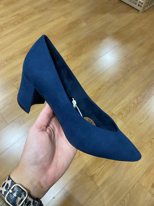 Marco Tozzi Navy Block Shoe