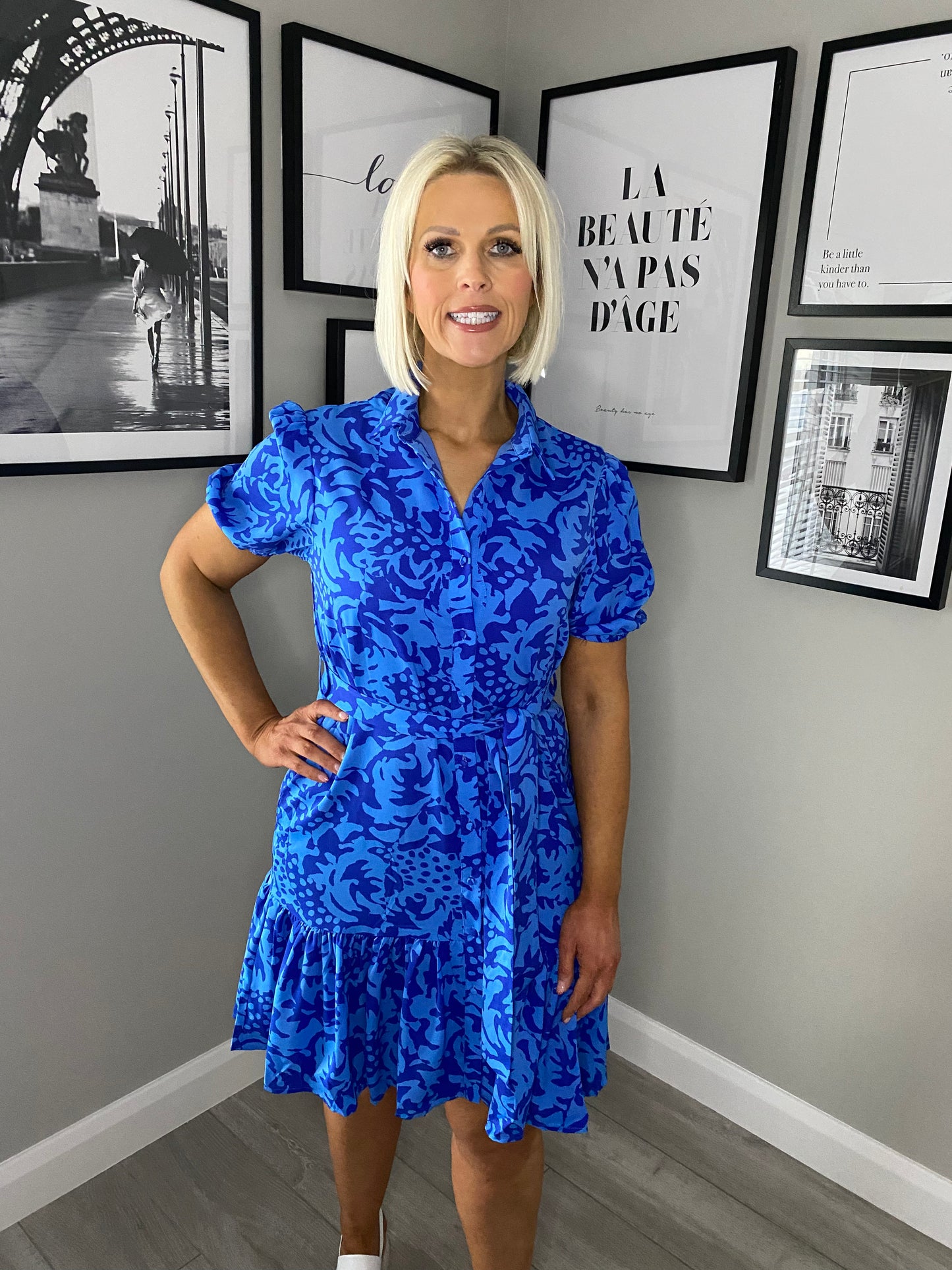 Rant & Rave Connie Blue Dress