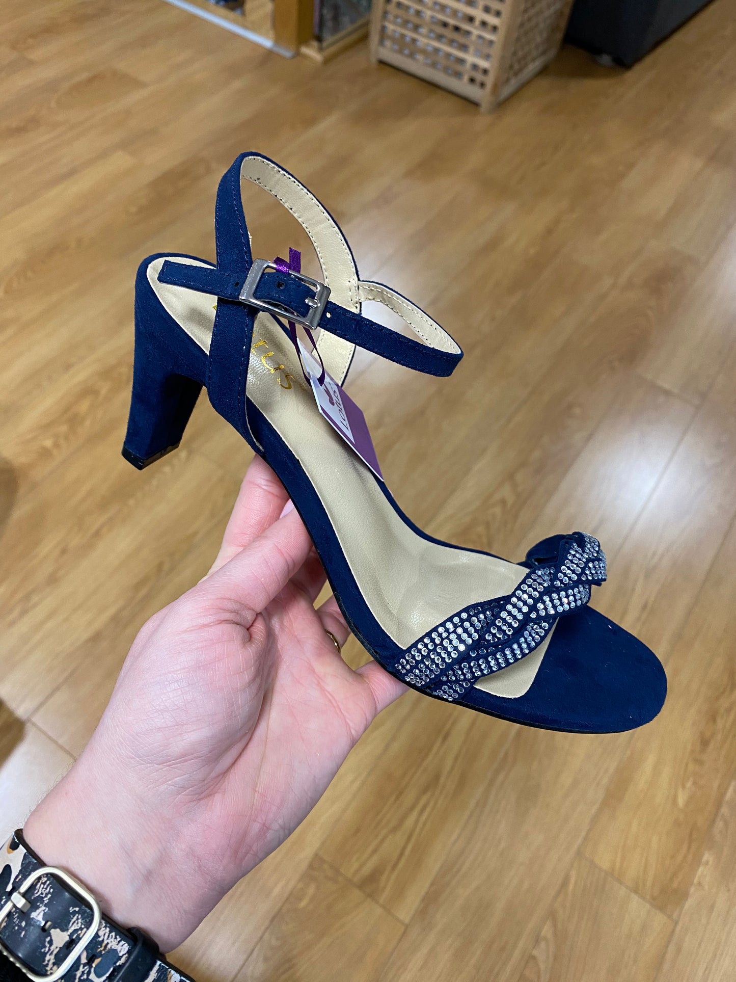 Lotus Rocca Navy Sandal