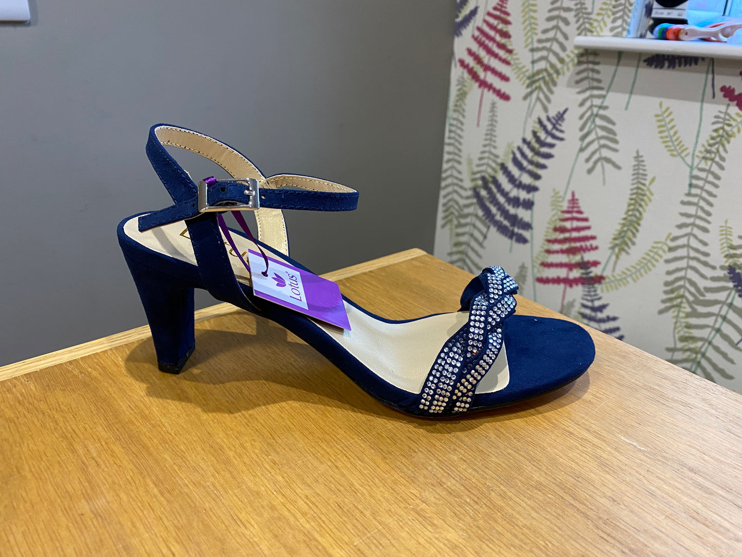 Lotus Rocca Navy Sandal