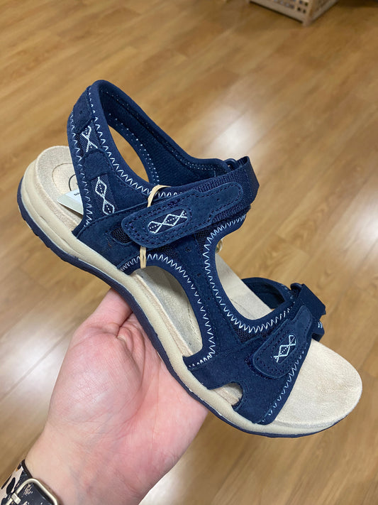 Free Spirit Frisco Navy Velcro Sandal