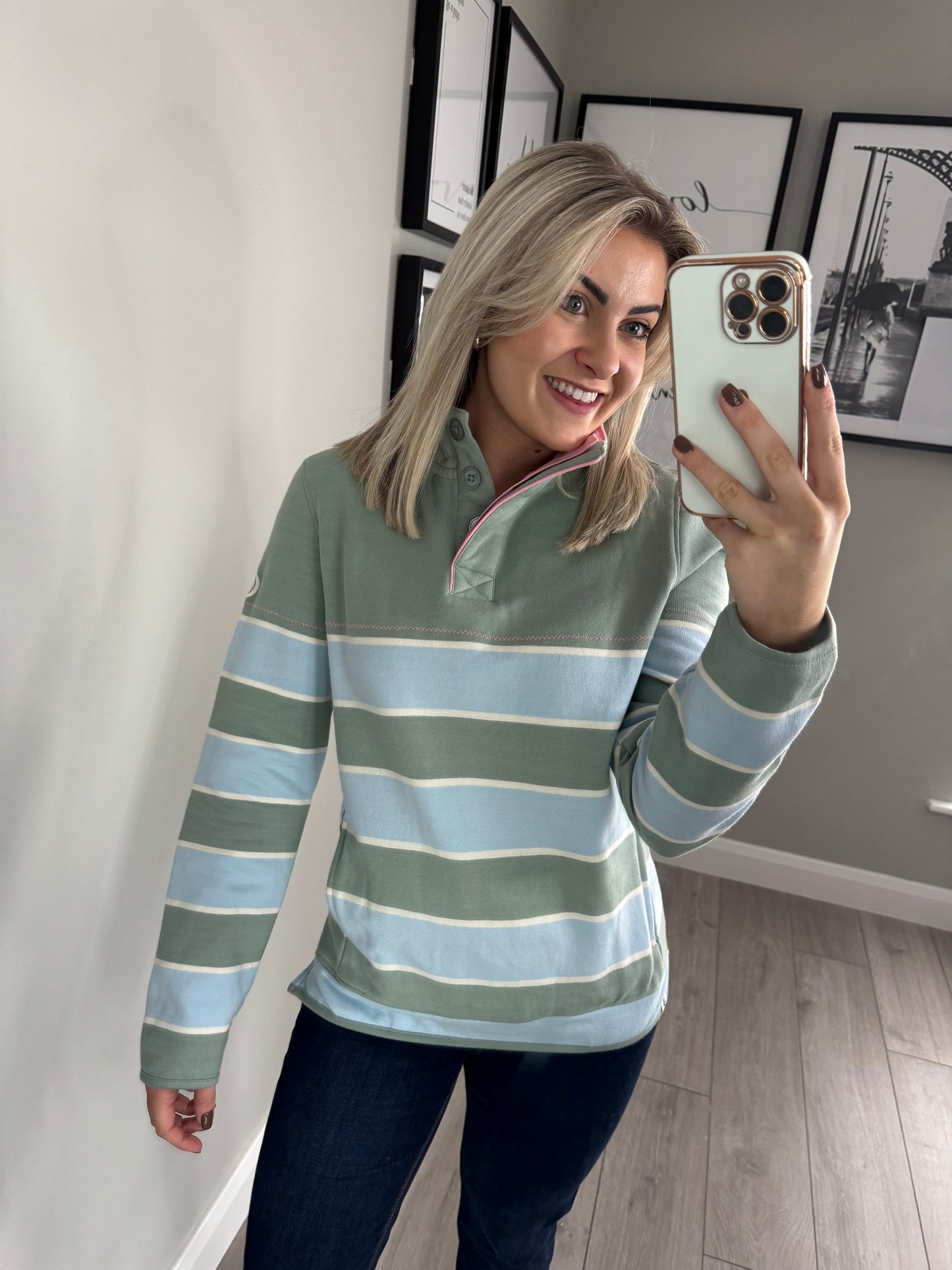 Brakeburn Engineered Stripe Sweatshirt