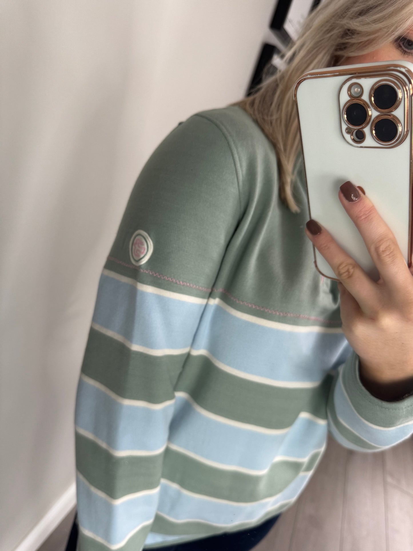 Brakeburn Engineered Stripe Sweatshirt